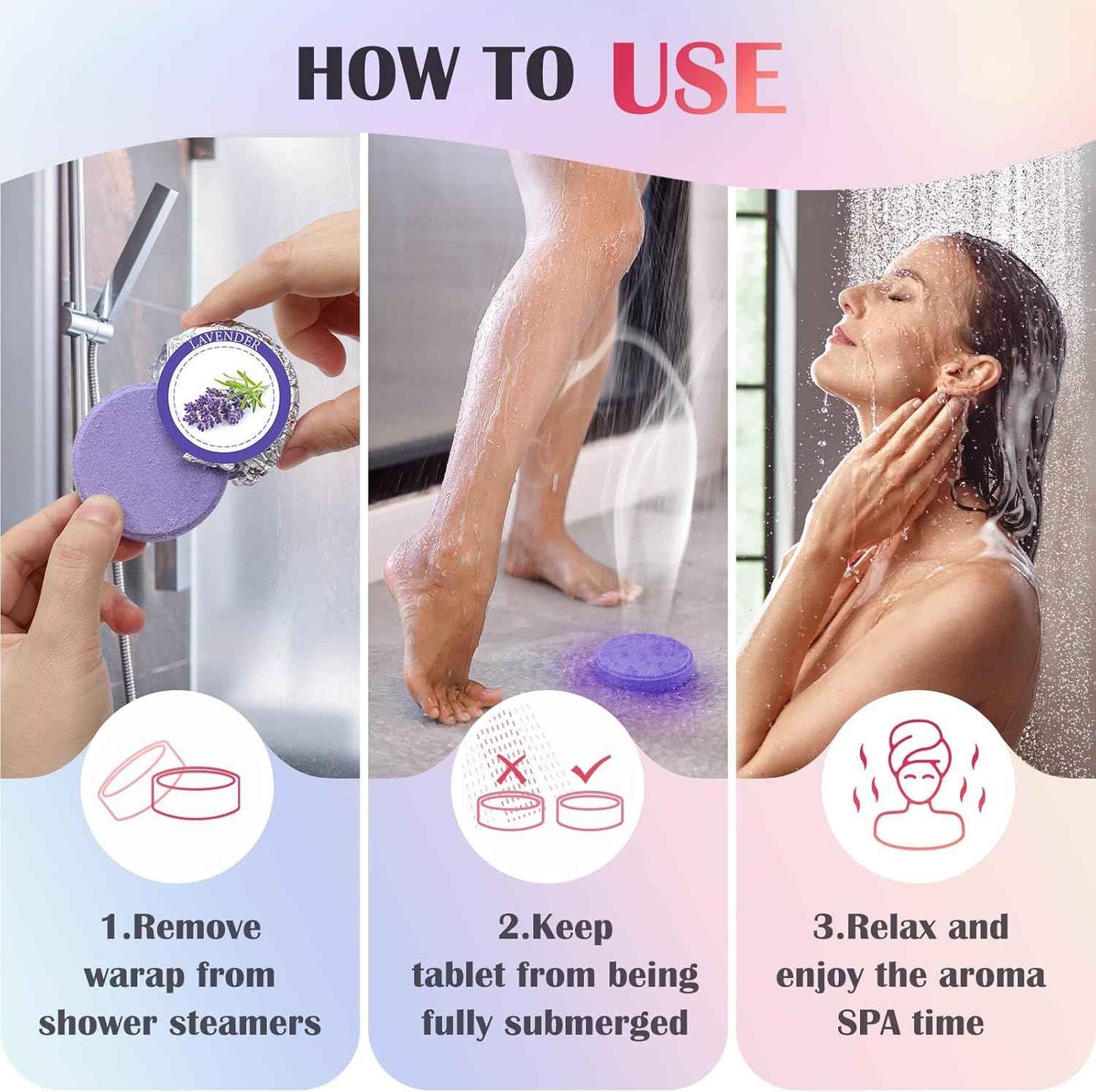 Shower Steamers Aromatherapy, Valentines Day Gifts for Her, Birthday Gifts for Women Teen Girls Wife Mom, Natural Essential Oil SPA Self Care Relaxation Shower Bombs (8 Pack) | Aromatherapy, Birthday Gifts, Natural Essential Oil, Home SPA, Self Care, Stre