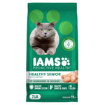iams proactive health senior dry cat food with chicken, 7 lb bag, complete and balanced nutrition