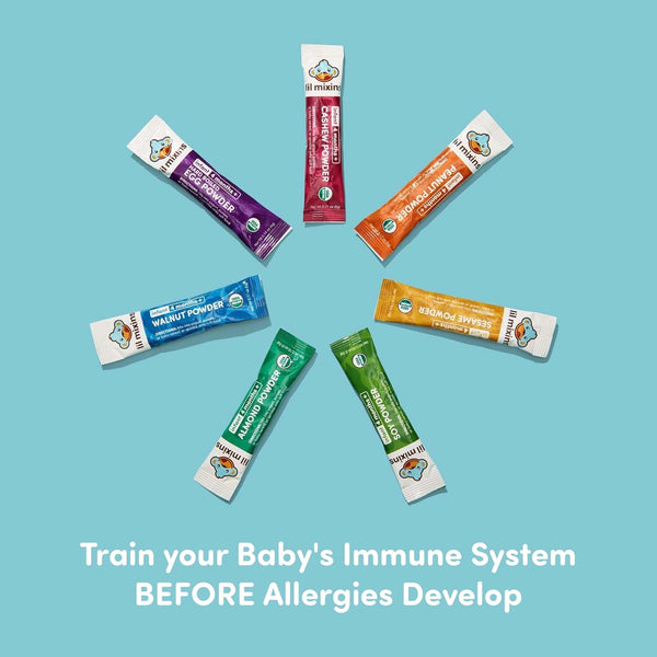 Lil Mixins Early Allergen Introduction Mix-ins for Ages 4-12 Months