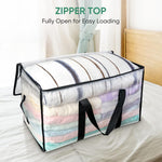 6-Pack Oversized Moving Bags with Reinforced Handles for Storage and Organization