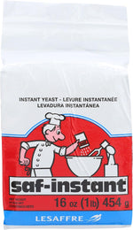 Saf Instant Yeast 1 Pound Pouch, top-selling yeast for baking, fast acting, long lasting, vacuum-packed