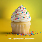 Rainbow Nonpareils Sprinkles 10 oz - Kosher Mini Round Sprinkles for Baking, Cupcakes, Cookies, Cakes, Ice Cream and Cake Decorations