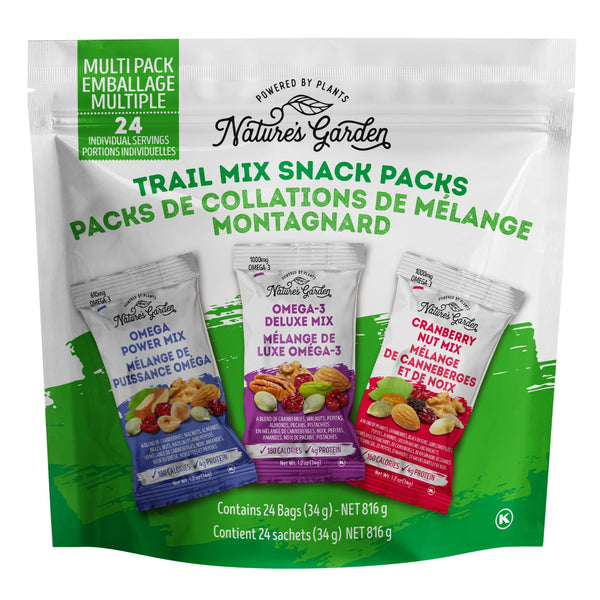 Nature's Garden Trail Mix Snack Pack, 28.8 oz, 24 individual packets