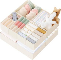 Drawer Organizer Clothes, 10 Pack Dresser Organizer for Baby Clothes and Storage