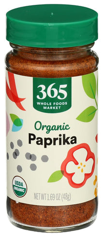 365 by Whole Foods Market, Organic Paprika, Non-GMO, Kosher Certified, 1.69 Ounce Seasoning