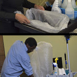 Aluf Plastics High Density Trash Bags, 16 Gallon, 1000 Count, Clear, for Various Uses