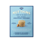 Blue Diamond Almonds Nut Thins Gluten Free Cracker Crisps, Hint of Sea Salt, 4.25 Oz Boxes (Pack of 6)