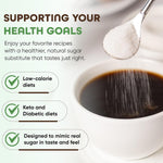 Morning Pep Allulose Sweetener 4 lb - Zero Calorie, Non-GMO, Keto, Kosher Sugar Alternative