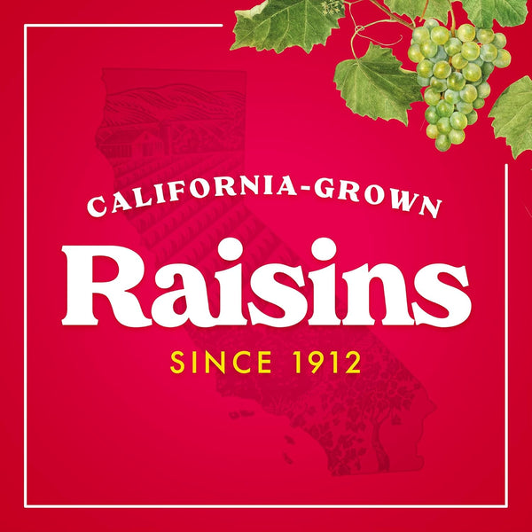 Sun-Maid 13 oz Resealable California Sun-Dried Raisins for Healthy Snacks and School Lunches, Non-GMO and No Added Sugar