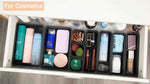 15 PCS Interlocking Desk Drawer Organizer Separator for Office,Bathroom,Kitchen,Makeup（Black）