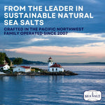 Sea Salt Superstore Coarse Grain Kosher Non-Iodized Baja Salt Refill for Grinder, 14 oz Bag