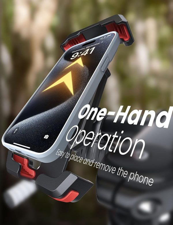 Upgraded Bike Phone Holder Handlebar for Large Phone Cases