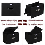 StoreOne Fabric Storage Cube Bins for Home and Bedroom Organization