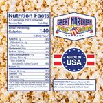 12-Count Pre-Measured Popcorn Packs for Popping Machines