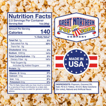 12-Count Pre-Measured Popcorn Packs for Popping Machines