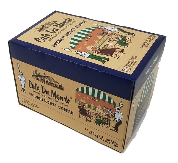 Cafe Du Monde Coffee and Chicory Single-Serve Cup Pods for Keurig Brewers, 12 Count