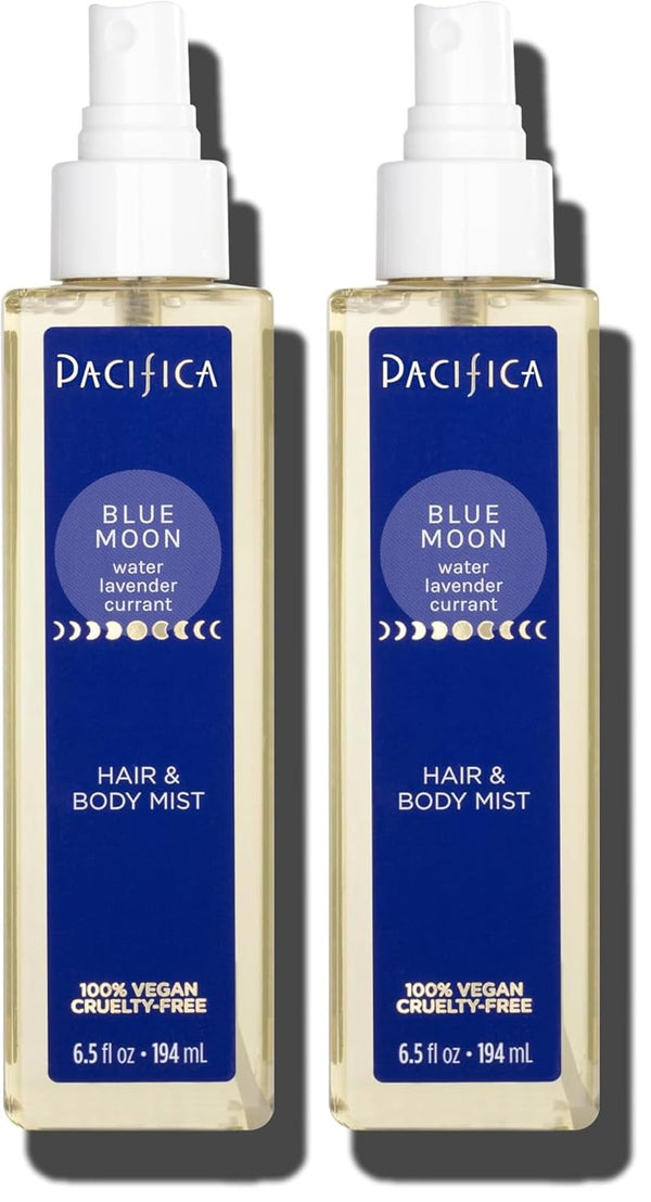 pacificas island vanilla 6oz hair and body mist, paraben-free, no alcohol, vegan and cruelty-free for women