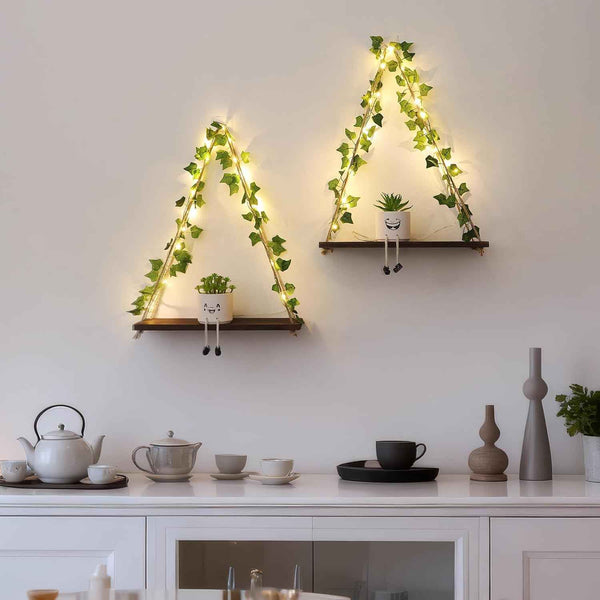 boho-floating-shelves-with-artificial-ivy-led-string-light-set-of-2