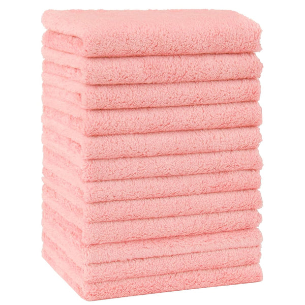 homexcel microfiber coral fleece baby washcloths 24 pack 7x9 inch
