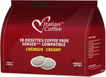 Italian Coffee Pads for Senseo Machines, 3 Flavors Mix, 54 Pads