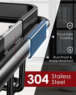 Sakugi Expandable Stainless Steel Dish Rack for Kitchen Sink