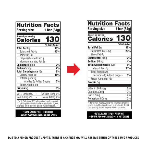 Atkins Endulge Caramel Nut Chew Bar, Low Sugar Snack, 10 Count