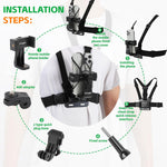 Phone Chest Mount Harness Strap Holder for Samsung iPhone