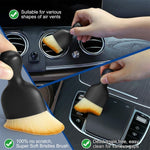 Car Interior Duster Detail Brush Cleaning Gel Kit with Soft Dash Vent Dusting Slime Putty Detailing Brushes for Auto, Truck, SUV, RV
