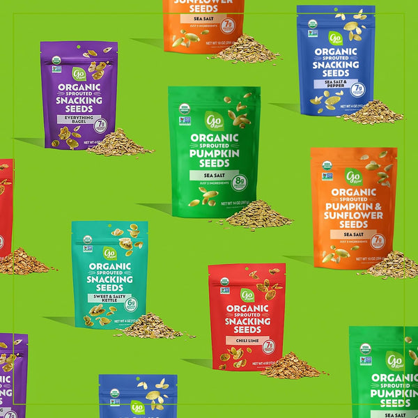 Go Raw Organic Sprouted Pumpkin Seeds, 14 Oz, Non-GMO, Gluten-Free, Vegan, Nut-Free, Protein-Rich Snack