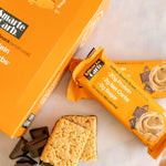 NuGo Smarte Carb protein bars with 20g protein, 0g sugar, 2g net carbs, 160 calories, brown sugar free peanut butter crunch, 12 count