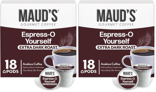 Maud's Bold Dark Roast Coffee Pods Variety Pack, 40-count, 9 Assorted Flavors