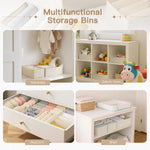 14 Pack Beige Drawer Organizer for Baby Clothes and Storage