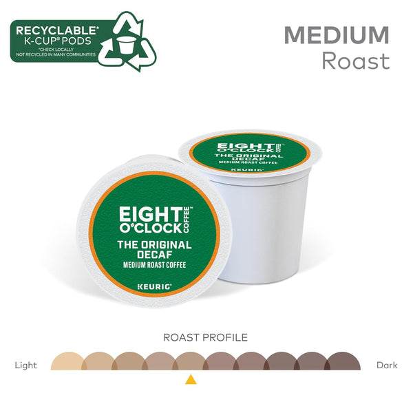 Eight O'Clock Coffee The Original Decaf Single-Serve Keurig K-Cup Pods
