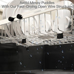 Stainless Steel Expandable Dish Drying Rack for Small Kitchen Counters