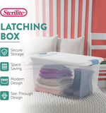 Sterilite 4-Pack 64 Quart Latching Box Storage Organizer Bins