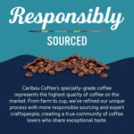Caribou Coffee, Medium Roast Ground Coffee, 20 Ounce Bag, 100% Arabica, Rainforest Alliance Certified