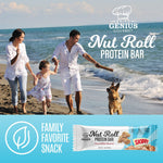 Genius SKIPPY Peanut Butter Flavor Inspired Protein Nut Roll Bar, 10 Count