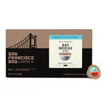 San Francisco Bay K-Cup Coffee Pods, Bay Bridge Blend, 80-count, Medium Roast, Commercially Compostable