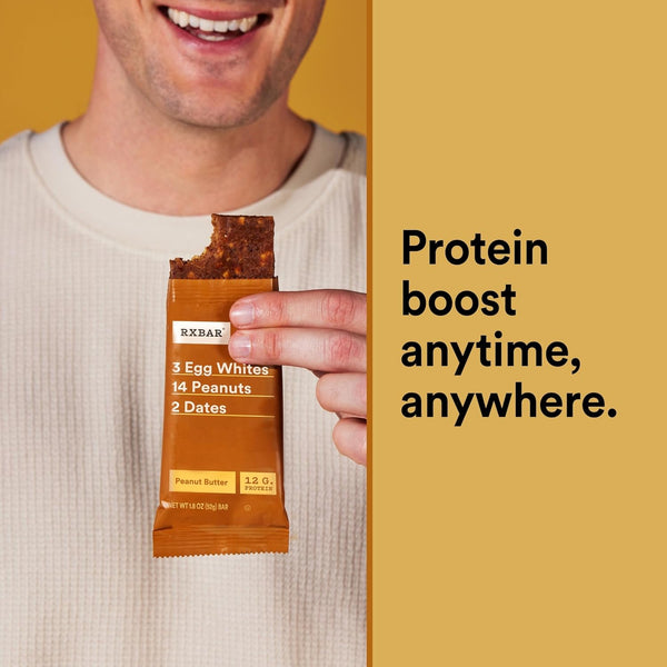 RXBAR Protein Bars, 12g Protein, Gluten Free Snacks, 12 Count, 22oz Box