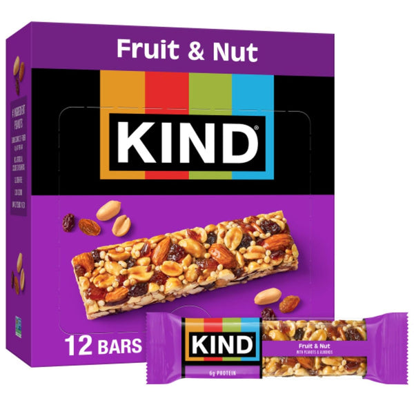 KIND Snack Bars, Cranberry Almond, Gluten Free, High Fiber, 12 Count