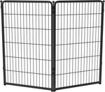 FXW Homeplus Unleashed Indoor Dog Playpen - Stress-Free and Safe Play, Heavy Duty 24 Inch 6 Panels Dog Pen for Puppy and Small Dogs, Black│Patented