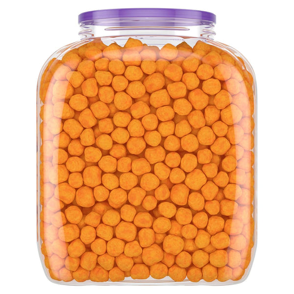 Utz Cheese Balls Barrel, 36.5 Oz, Reusable Container, Gluten Free