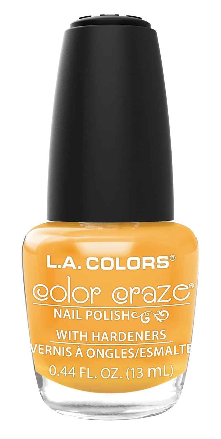 L.A. COLORS Color Craze Nail Polish, Glitter Bomb CNP543