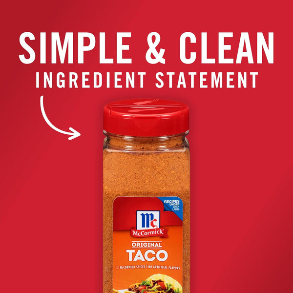 mccormick original taco seasoning mix 24 oz authentic mexican spices and herbs