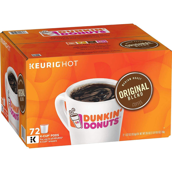 Dunkin' Single-Serve Coffee K-Cup Dark Roast Carton of 4 Boxes of 22