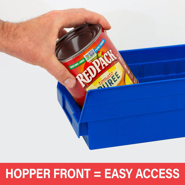 Akro-Mils 30130 Plastic Shelf Bins for Heavy Duty Storage
