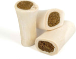 Cadet Stuffed Shin Bone, Long-Lasting Dog Chew Bones for Aggressive Chewers, High Protein Filled Bone Dental Chew for Dogs, Peanut Butter Flavor Filling, 5-6" for Large Dogs