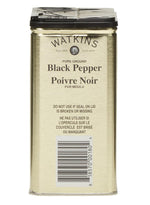 Watkins Pure Ground Black Pepper, 6 oz. Tin, Non-Gmo, Gluten-Free, Kosher, Handcrafted in USA