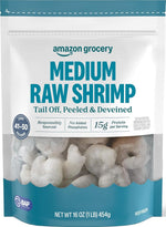 Amazon Grocery, Medium Raw Shrimp, 16 Oz