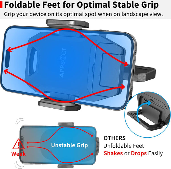 Sturdy CD Slot Phone Mount for Hands-Free Car Phone Holder